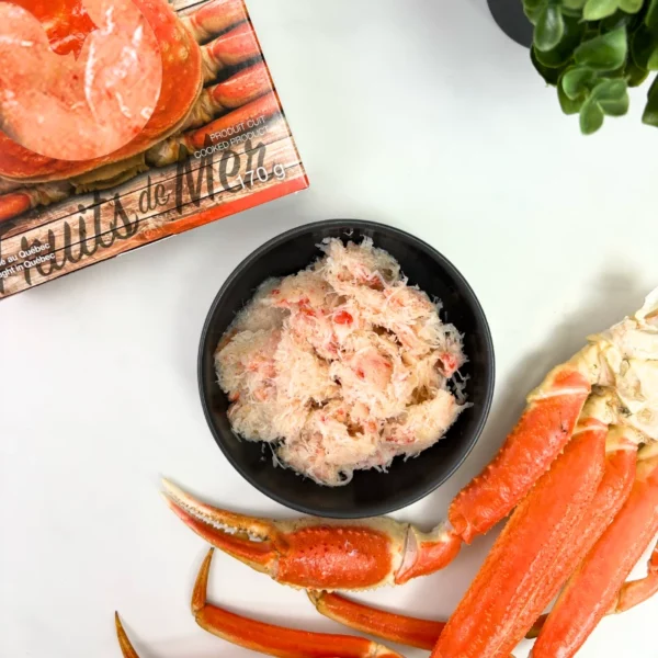 chair de crabe pour vos recettes. Aliment du Québec