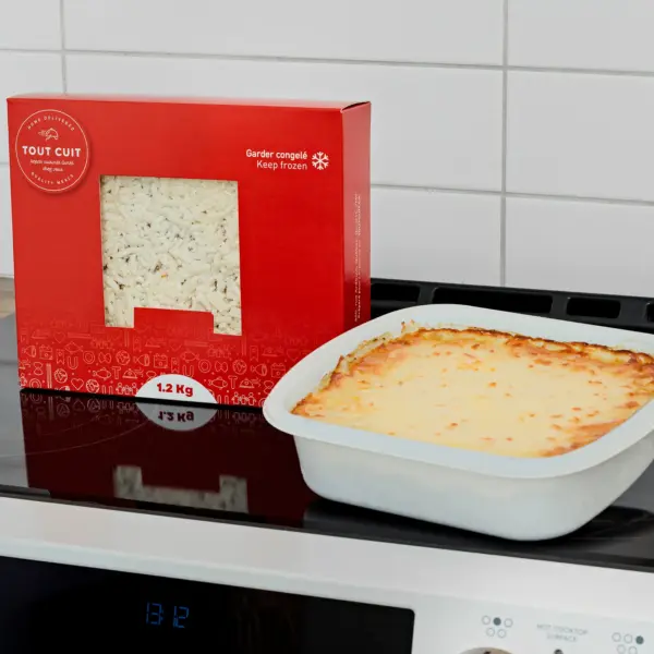 Repas familial de lasagne