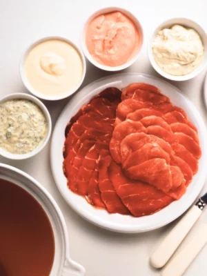 Viande à fondue de boeuf.