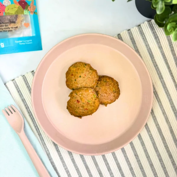 Galettes de dinde et légumes - Chunks