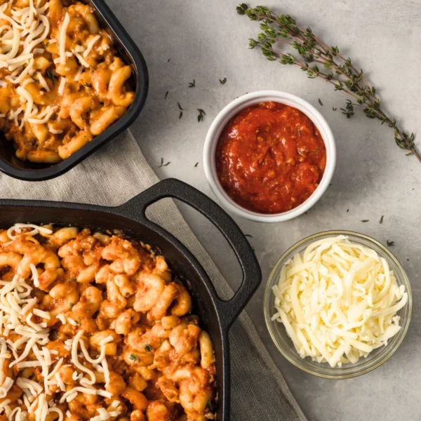 Macaroni with meat