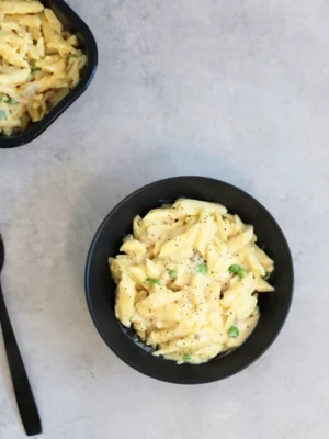 Penne poulet Alfredo
