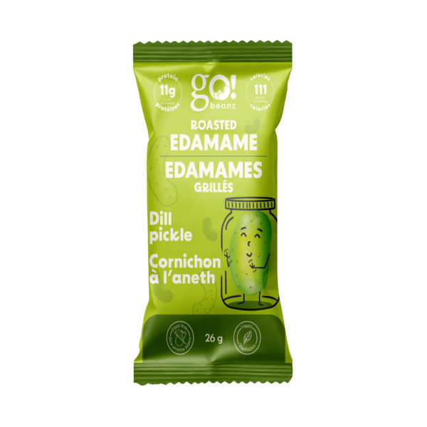 Édamames grillés – Cornichon à l’aneth