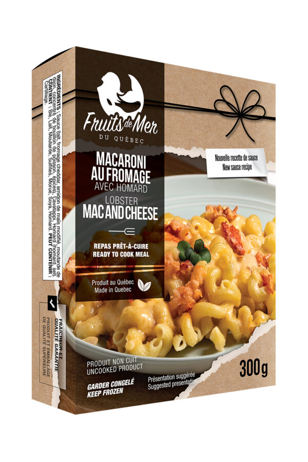 Macaroni au fromage avec homard