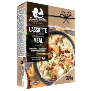 assiette du pêcheur de fruits de mer du Québec chaudrée fruits de mer