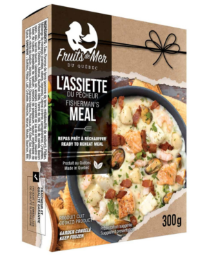 assiette du pêcheur de fruits de mer du Québec chaudrée fruits de mer