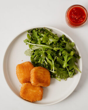 Pre-cooked Parmesan fondue