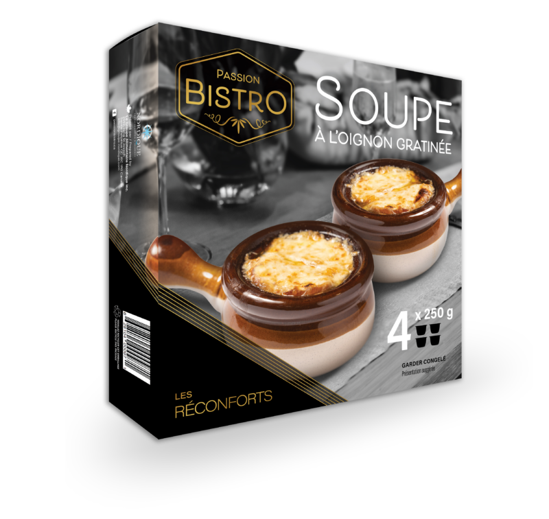 La savoureuse Soupe à l'oignon Passion Bistro.