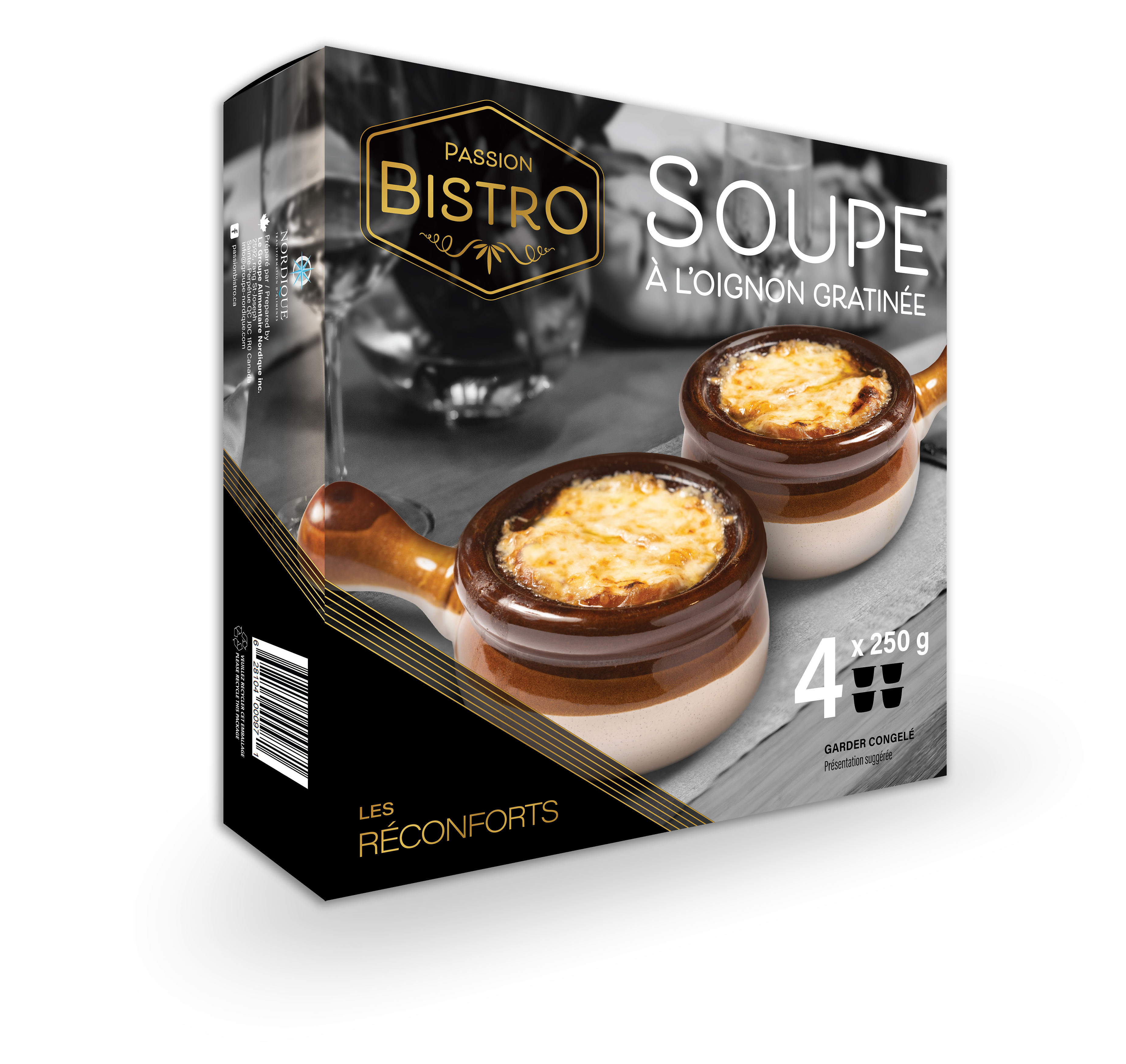 La savoureuse Soupe à l'oignon Passion Bistro.